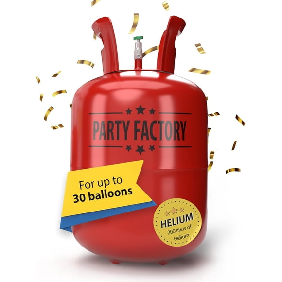 Tanque de helio Party Factory 200 L – Hasta 30 globos