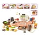 thumbnail image 3 of Caja Registradora Juguete Infantil Supermercado Alimentos rosa, 3 of 4