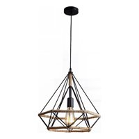 Genérico - Lámpara Colgante Techo Diamante Decorativo Cuerda Metal Jhn