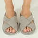 thumbnail image 1 of Pantufla de Mujer Zapatilla Eve Gris, 1 of 3