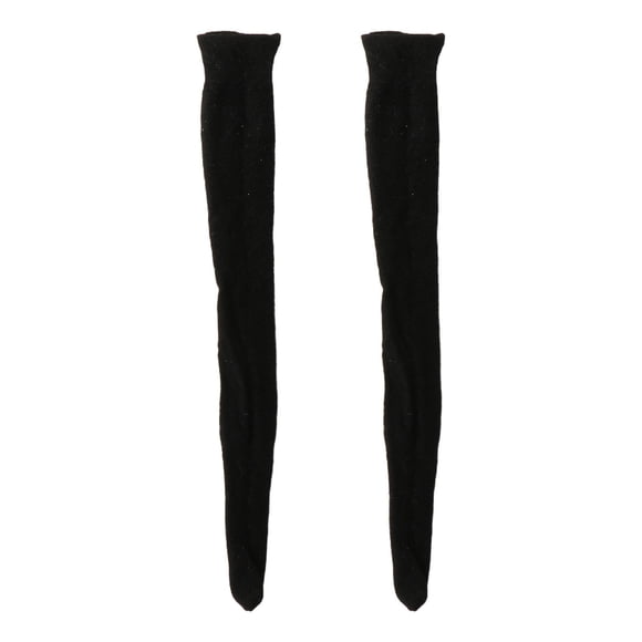 Medias Altas Hasta El Muslo A Escala 1/6 Para Muñecas Femeninas De 12 Pulgadas, Accesorio De Figura De Soldado, Negro