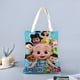 thumbnail image 2 of Loo Loo Kids Bolso de tela con estampado de lienzo para mujer, bolsa de compras reutilizable y estética, con cremallera interior, regalo para mujer,40*45cm., 2 of 6