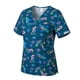 thumbnail image 2 of Delantal Mujer 2551 tela elasticada estampada Caballito De Mar, 2 of 3