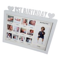 Magideal - Recuerdo De Bebé De 0 A 12 Meses, Fotos De Crecimiento Para Niños, Decoración De Guardería Para Recién Nacidos, Regalos Para Baby Shower De Niñas Recién Nacidas, Mamá Blanco