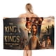 thumbnail image 1 of EL REY DE REYES Toalla de playa de secado rápido con diseño temático, regalo para mujeres y niñas, ideal para cumpleaños, fans, amantes de la música, uso en la playa o al aire libre, 78 × 180 cm, 1 of 6