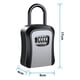 thumbnail image 2 of Caja Seguridad Porta Llave Candado Clave Para Muro/colgador, 2 of 9