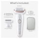 thumbnail image 2 of Depiladora Braun Silkapil 9 SES9030 Wet Dry Mujer, 2 of 3