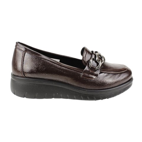 Mocasín New Walk Broche Confort Café