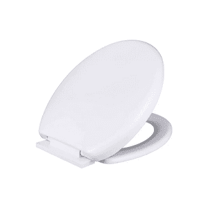 Importclick - Tapa Baño Wc Asiento Inodoro Redondo Universal 6X36X42 Cm Blanco