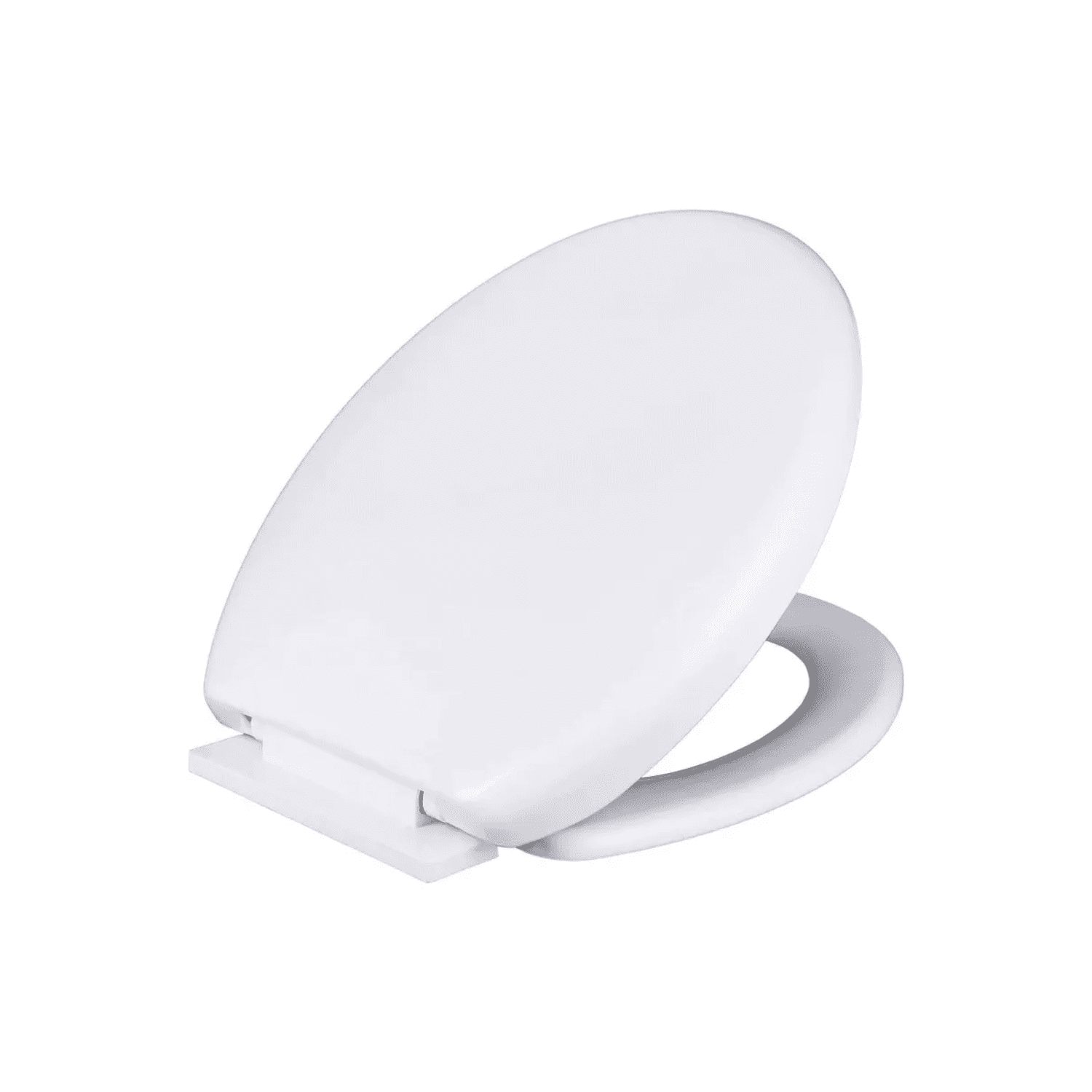 Importclick - Tapa Baño Wc Asiento Inodoro Redondo Universal 6x36x42 Cm Blanco