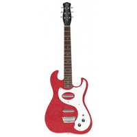 Guitarra Eléctrica Danelectro Red Metal Flake 63 Dano Red