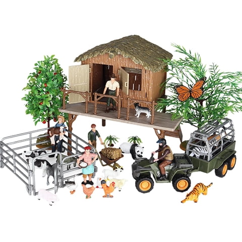 Bothyi - Figuras De Acción En Miniatura Realistas De Animales De Granja Para Niños