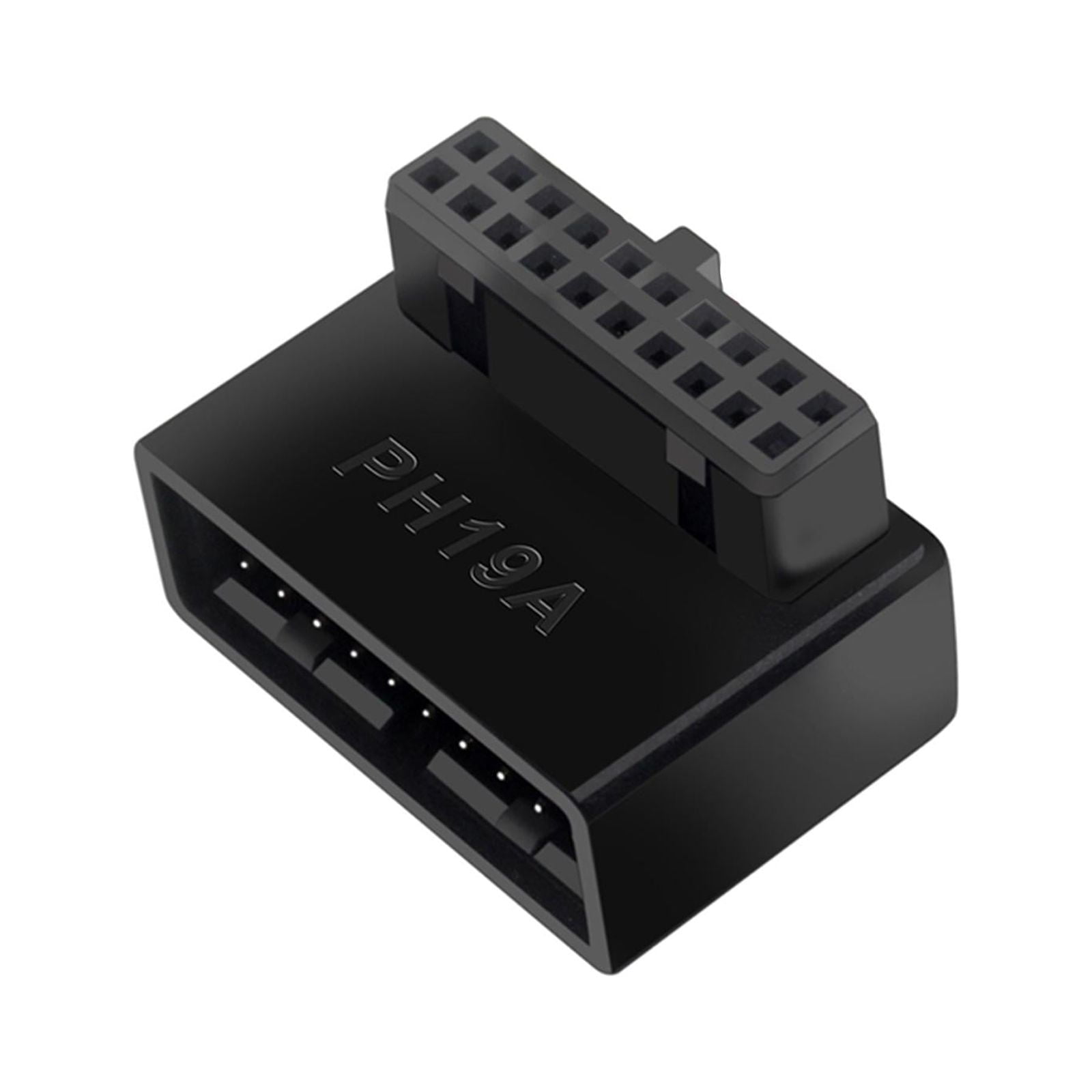 Magideal - Multipropósito Usb 3 0 19 20 Pin Extensión A Extensor De Placa Base Conector Usb3 0 Adaptador Convertidor Para Notebook Suministros Para B