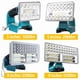 thumbnail image 3 of Linterna LED para Exteriores sin Cable, Foco de Trabajo para Bos-.ch 14.4V 18V Batería Li-ion BAT622, BAT609, BAT618G con USB 8 Pulgadas 30W horizontal, 3 of 10