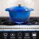 thumbnail image 5 of Cocotte de hierro fundido esmaltado MUELLER HOME de 4,5 qt, color aqua, 5 of 8