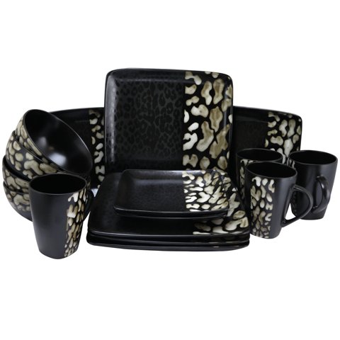 Juego De Vajilla Elama Savannah De 16 Piezas En Loza