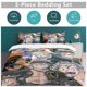 thumbnail image 5 of Black Clover Anime Home Bed 3-piece Set Classic Japanese Anime Polyester Wash Student Dormitory Set, 5 of 5