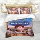 thumbnail image 5 of Ratatouille Conjunto de sábanas temático, trío de piezas, cómodo y amigable con la piel, diseño único, regalo de decoración para el hogar para familiares, amigos y fans,135cm *200cm, 5 of 6