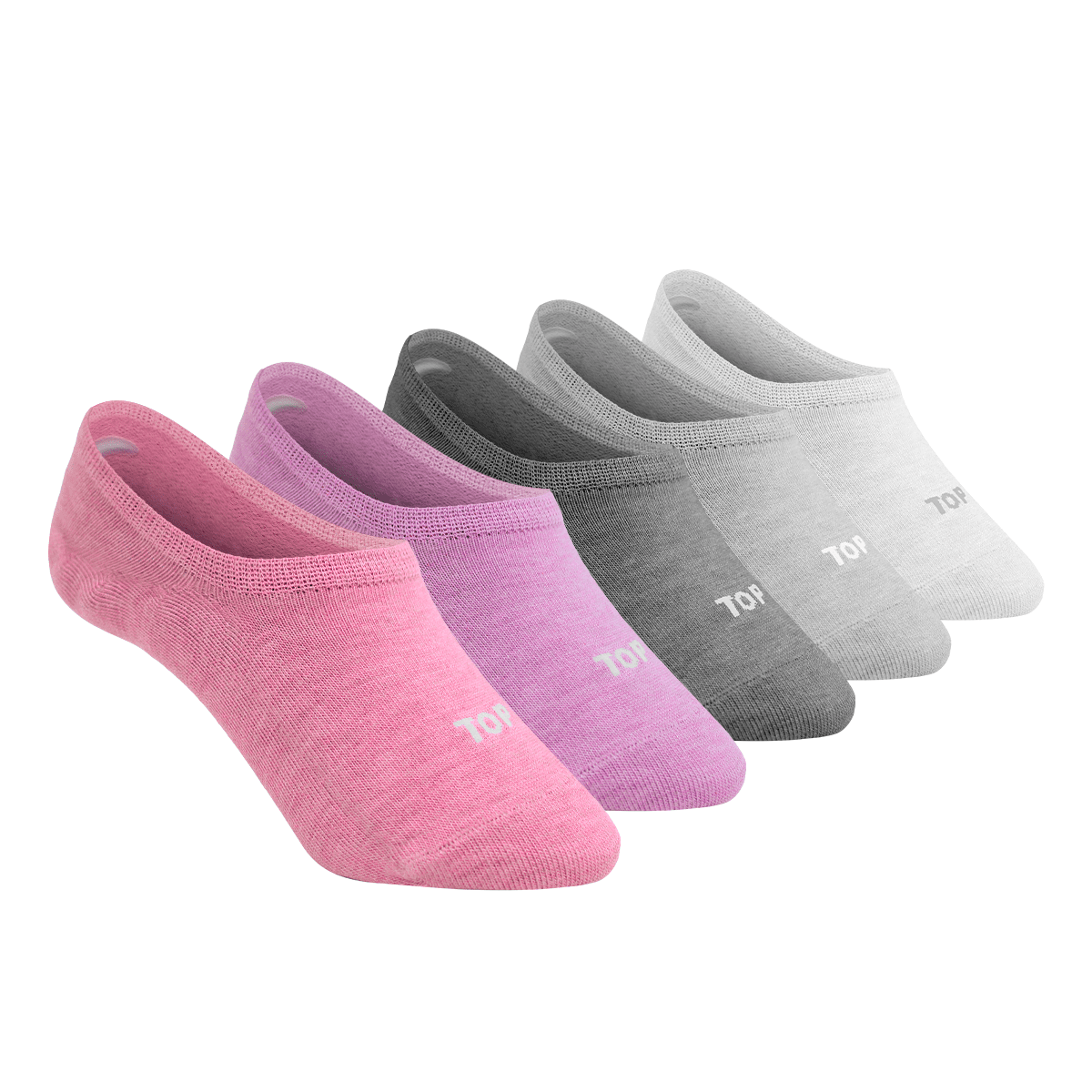Top - Calcetines Invisibles Bambú Mujer Pack 5 C2