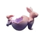 thumbnail image 3 of Figura conejos de pascua con huevo roto rosa, 3 of 3