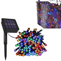 Genérico - Luz Luces Navidad 20Mts Recarga Solar Multicolor