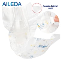 Pañales Infantiles Desechables Aileda - Tamaño P (3-6 Kg) 22 Unidades Paquete Portátil Sin Género Específico