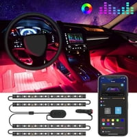 Luces Led Para Coche Govee Smart Interior Rgb Con Control De Aplicaciones De 12 V