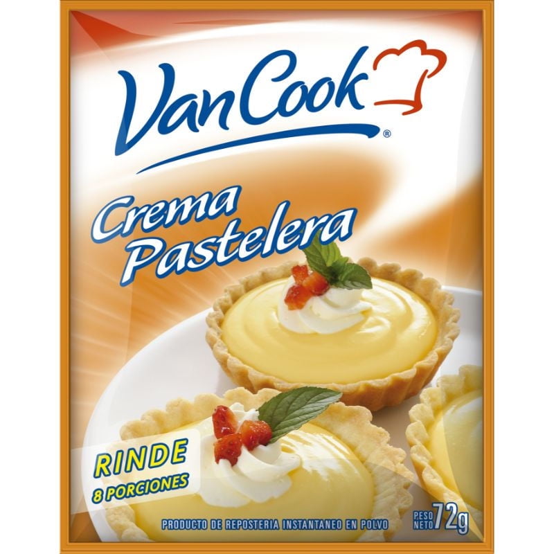 Crema Pastelera 76 g Van Cook