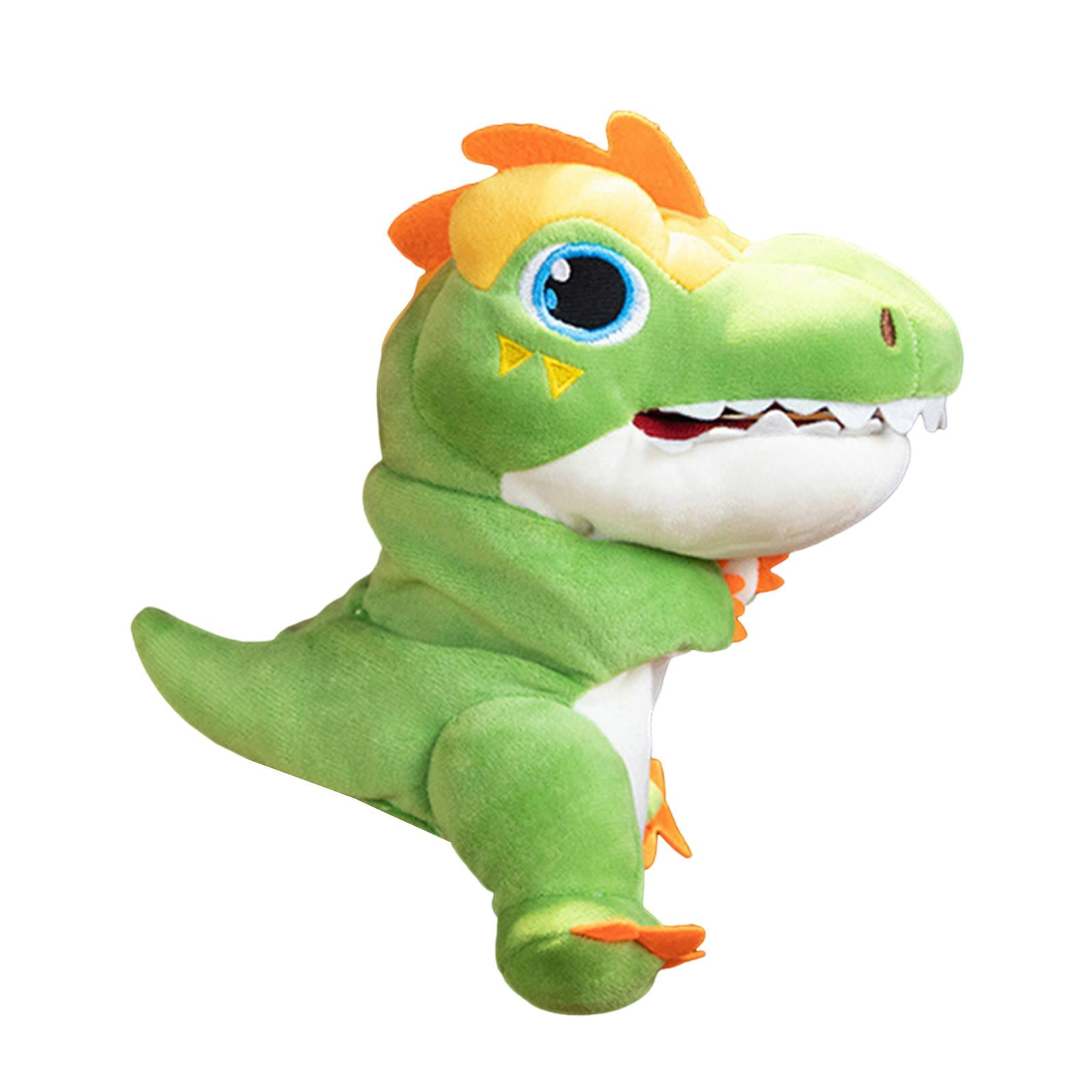 Bothyi - Marioneta De Mano De Dinosaurio, Juguete De Peluche Cómodo E Interesante Para El Desarrollo Cognitivo, Color Verde