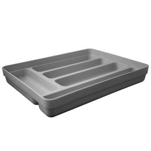 Ou - Organizador De Cubiertos Logic Gris