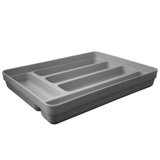 Ou - Organizador De Cubiertos Logic Gris