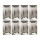 thumbnail image 1 of 8 platos desechables de papel de aluminio rectangulares, platos de papel para fiestas, utensilios para cafeterías, restaurantes, eventos, bodas y repo Plata, 1 of 5