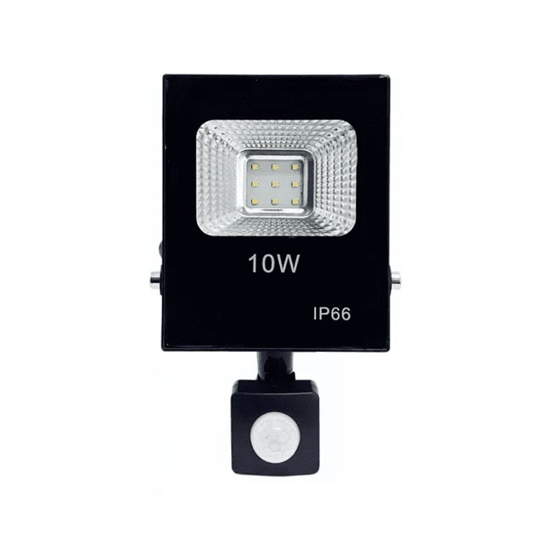 Genérico - Foco Led Con Sensor De Movimiento 10w Ip66