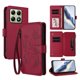 thumbnail image 1 of Funda Cartera Mariposa para [Xiaomi 14T] con Soporte y Cremallera Rojo, 1 of 6
