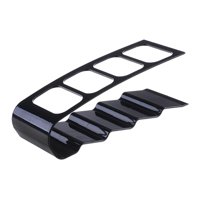 Bothyi - Soporte Para Mando A Distancia, Organizador De Almacenamiento Con 4 Compartimentos Para Mesa De Oficina En Casa, Color Negro