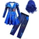 thumbnail image 1 of Disfraz de Naeviwth Evie para niña con peluca para Halloween, disfraz rojo, 1 of 3