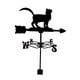 thumbnail image 3 of Instrumento De Medición De La Dirección Del Viento De La Veleta De Hierro Forjado Para El Gato Del Césped Del Jardín, 3 of 3