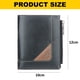 thumbnail image 2 of Monedero vertical con cremallera para hombre, monedero de gran capacidad con clip para billetes, tarjetero juvenil para hombre, 2 of 5