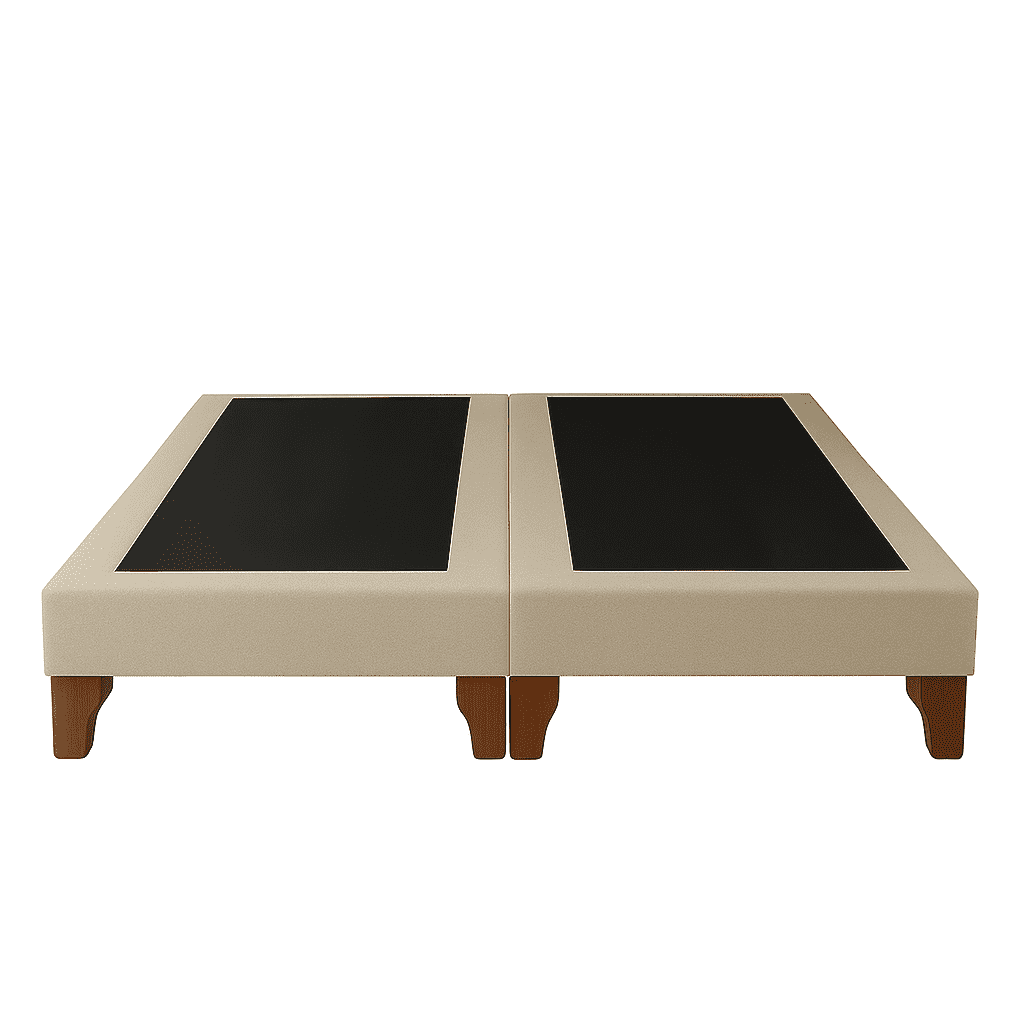 Ethan Desing - Base De Cama 2 Plazas Beige