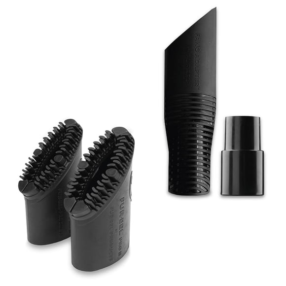 FUR-EEL PRO 2.0 - Pack de 2 cabezales de goma para aspiradora de pelo de mascotas