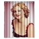 thumbnail image 1 of Cortina de ducha Drew Barrymore, juego de cortinas de baño con ganchos, tamaño 60 x 72 pulgadas, 1 of 3