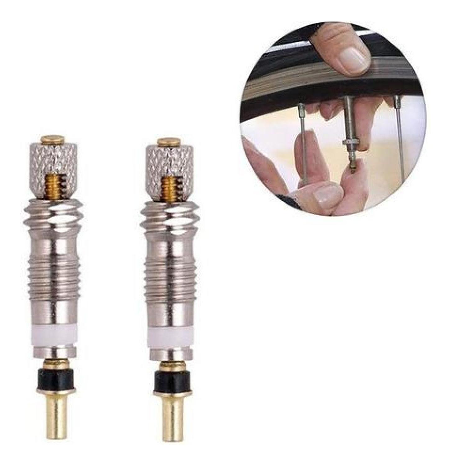 Genérica - Pack 2 Obús Repuesto Núcleo Válvula Presta De Bicicleta