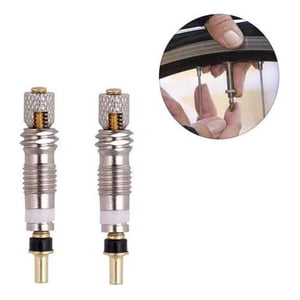 Genérica - Pack 2 Obús Repuesto Núcleo Válvula Presta De Bicicleta