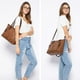 thumbnail image 2 of Bolso LOVEVOOK Monederos para mujer, cuero vintage, marrón, 2 of 3