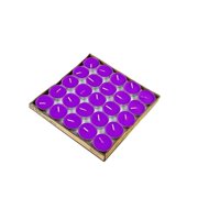 Genmérico - Set De 50 Velas Decorativas Moradas