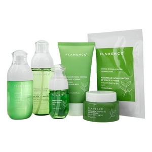 Genérico - Kit Cuidado Facial Línea Té Verde Aceite Humectación Jhn