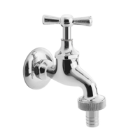 Taumm - Llave Lavadero Con Flange He He 1/2 3/4