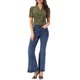 thumbnail image 2 of INSPIRE CHIC Blusas con Cuello en V para Mujeres Elegantes y Casuales con Estampado de Cerezas y Solapa en V, Manga Corta de Verano XS Verde Oliva, 2 of 6