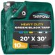 thumbnail image 1 of LONA TARPONIX 6 m x 9 m Resistente Verde/Negro, 1 of 7