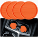 thumbnail image 1 of Upgrade Your Car Interior with 4pcs ZukMi Silicone Car Cup Coasters - Anti-Slip Drink Holders for Universal Fit, 1 of 5